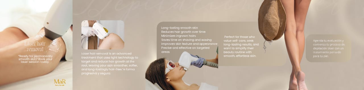 Laser Hair Removal at MAR Studio — precision technology for permanent results